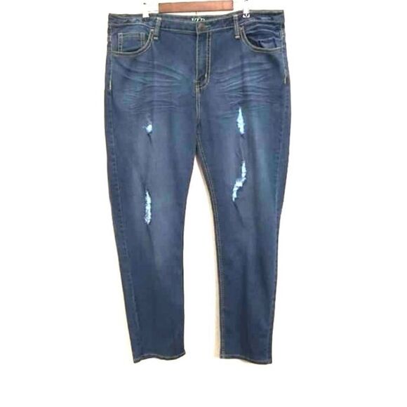 VIP Distressed Jeans Size 23/24 - Picture 2 of 9